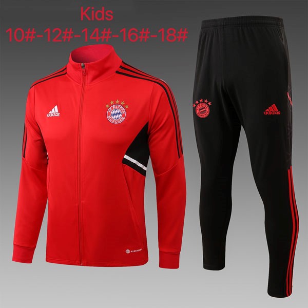 Enfant Survetement Bayern Munich 2023 Rouge Noir